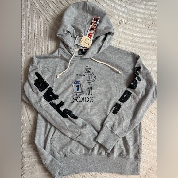 NWT-CUBE SUGAR!-RARE! Star Wars Gray Hoodie Sz M Med - Picture 2 of 6